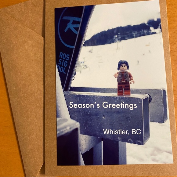 Set of 6 cards - Season’s Greetings and Thank you - Picture 3 of 4